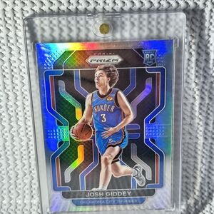 Panini Prizm Trading Card - Blue and Silver